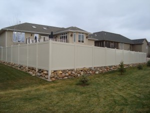 Amerifence Corporation Salina, Kansas - Vinyl Fencing, Vinyl Sandstone Privacy AFC, SD